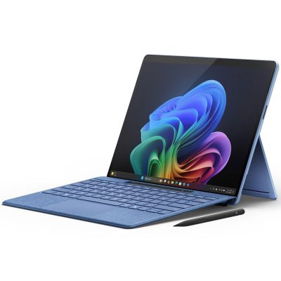 تبلت 13 اینچی مایکروسافت مدل Surface Pro 11-Snapdragon X Elite OLED ظرفیت 1 ترابایت و رم 32 گیگابایت به همراه کیبورد Surface Pro Copilot و قلم Slim Pen 2