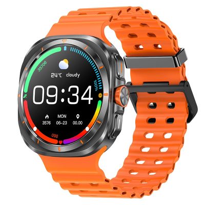 ساعت هوشمند 46 میلی متر وونک مدل VS1 با بند سیلیکونی